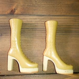 Bratz Dolls Shoes Fashion Boots Tan
